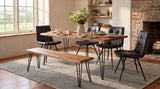 Aiken Charcoal Tufted Dining Chairs, Set of 4 from Coaster - Luna Furniture