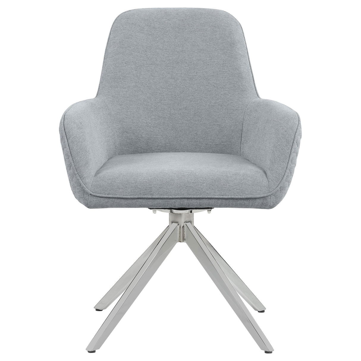 Abby White and Light Gray 5-Piece Dining Set from Coaster - Luna Furniture