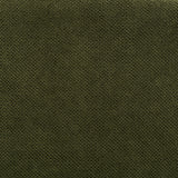 Aiken Forest green dining side chair, side-rear angle with upholstered back and black legs