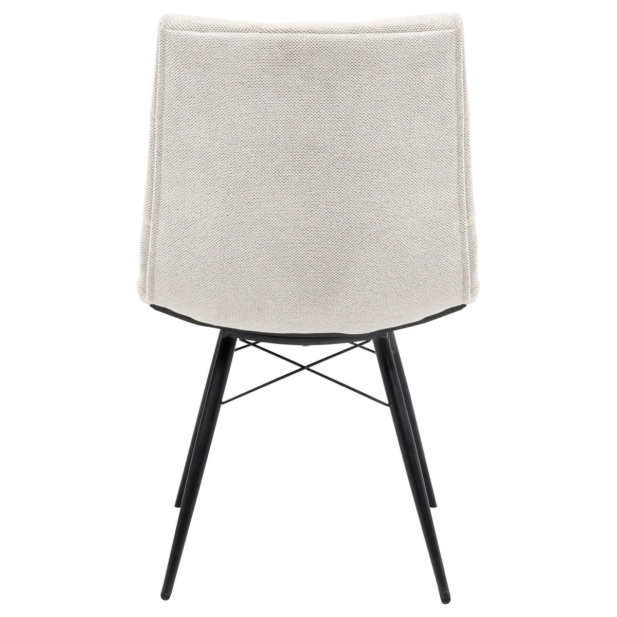 Aiken Stone White Fabric Upholstered Dining Side Chair, Set of 4 from Coaster - Luna Furniture