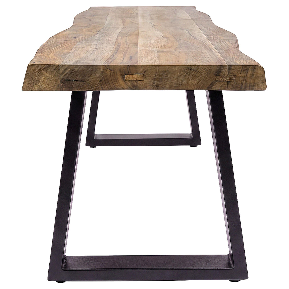 Selwyn Light Sheesham Live Edge Solid Wood Dining Bench from Coaster - Luna Furniture