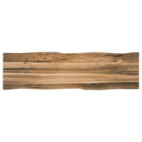Selwyn Light Sheesham Live Edge Solid Wood Dining Bench from Coaster - Luna Furniture