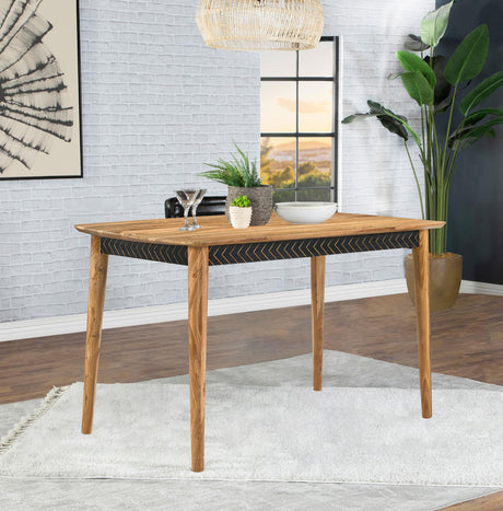 Partridge Natural Sheesham Rectangular Counter Height Table from Coaster - Luna Furniture