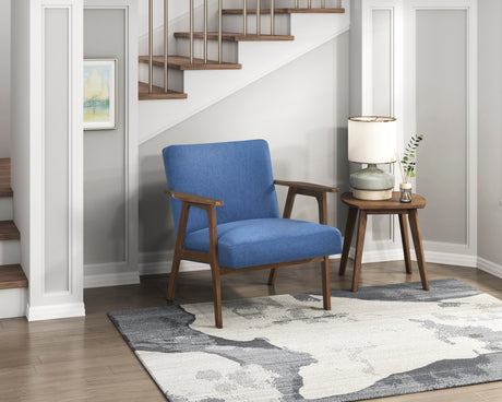 Omara Blue Accent Chair from Homelegance - Luna Furniture