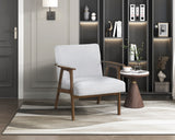 Omara Dark Gray Accent Chair from Homelegance - Luna Furniture