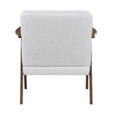 Omara Dark Gray Accent Chair from Homelegance - Luna Furniture