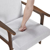 Omara Dark Gray Accent Chair from Homelegance - Luna Furniture