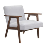 Omara Dark Gray Accent Chair from Homelegance - Luna Furniture