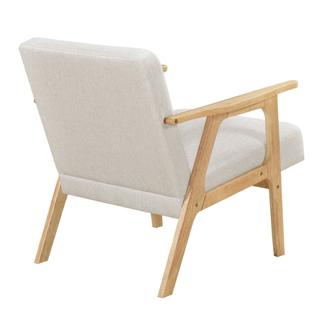 Omara Natural Blue Accent Chair from Homelegance - Luna Furniture