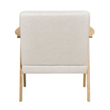 Omara Natural Blue Accent Chair from Homelegance - Luna Furniture