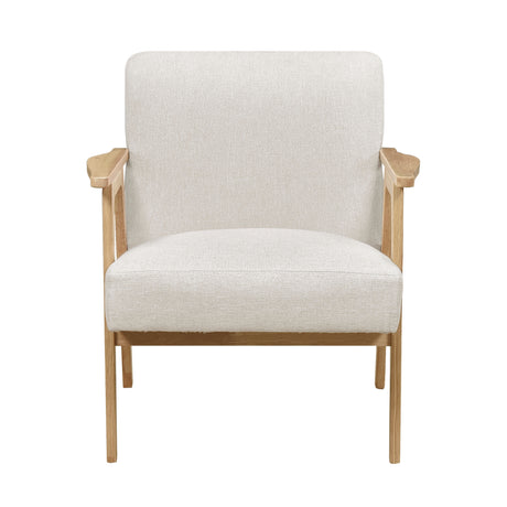 Omara Natural Blue Accent Chair from Homelegance - Luna Furniture