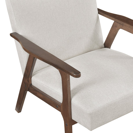 Omara Beige Accent Chair from Homelegance - Luna Furniture