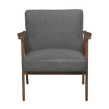 Omara Dark Gray Accent Chair from Homelegance - Luna Furniture