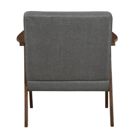 Omara Dark Gray Accent Chair from Homelegance - Luna Furniture