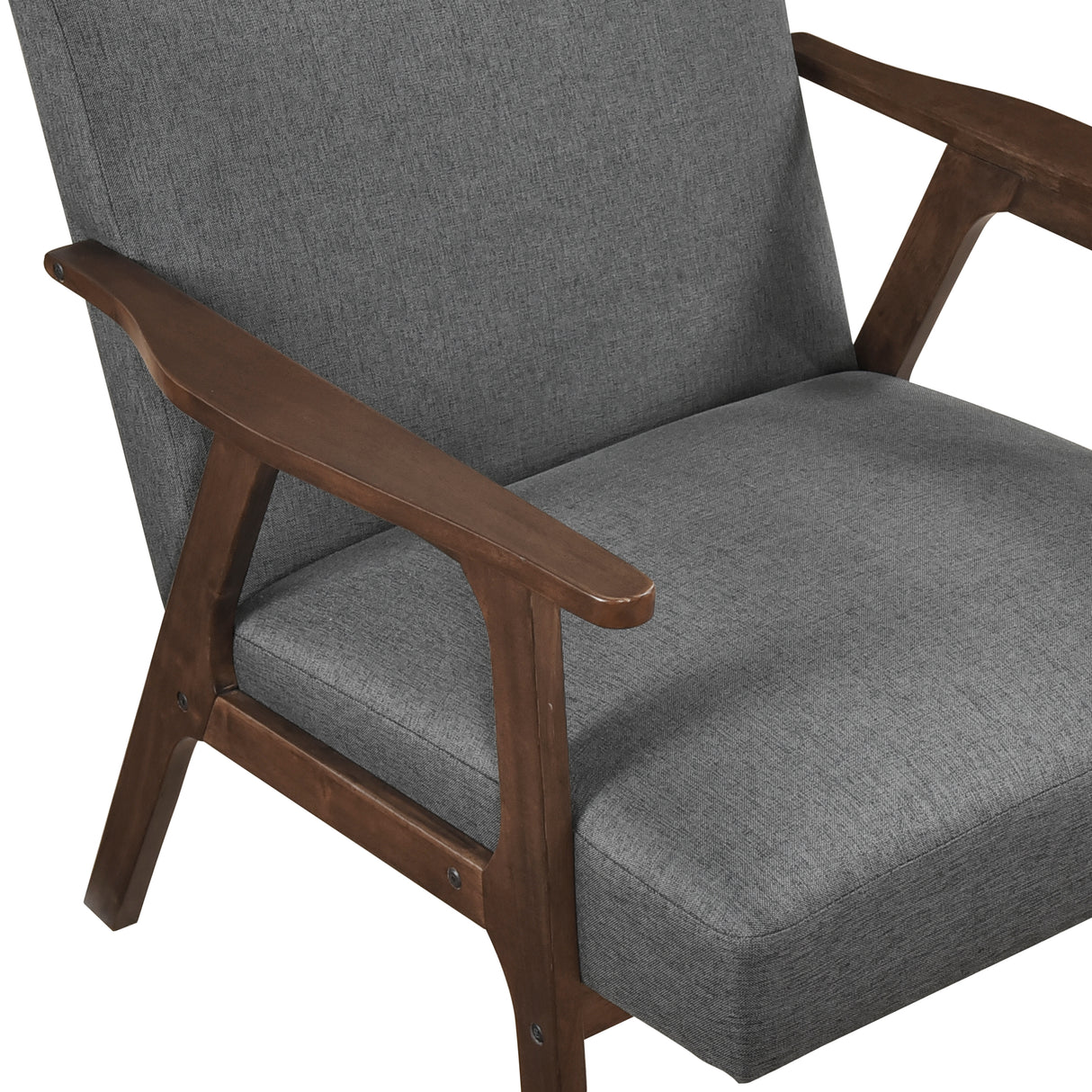 Omara Dark Gray Accent Chair from Homelegance - Luna Furniture