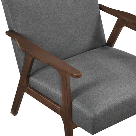 Omara Dark Gray Accent Chair from Homelegance - Luna Furniture