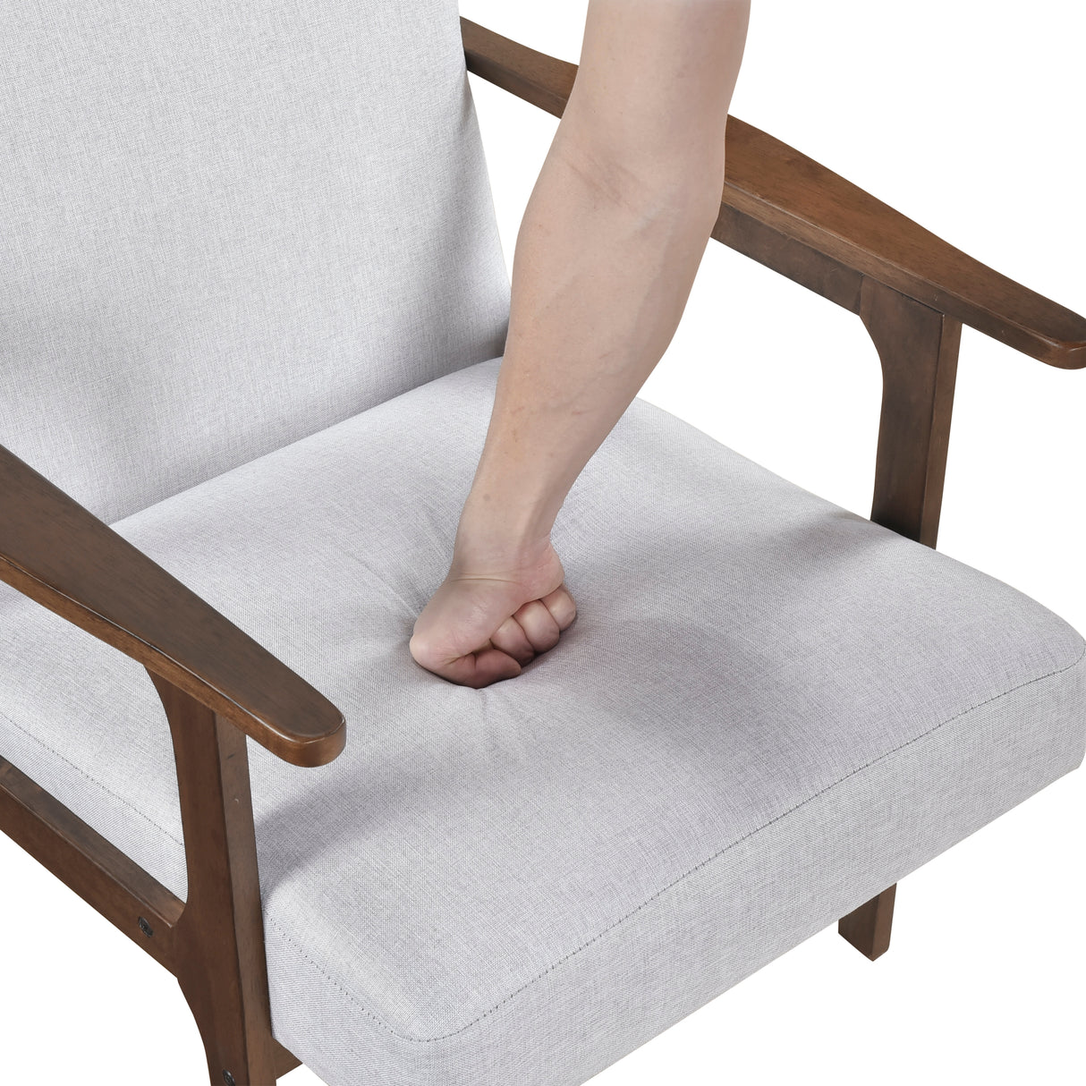 Omara Gray Accent Chair from Homelegance - Luna Furniture