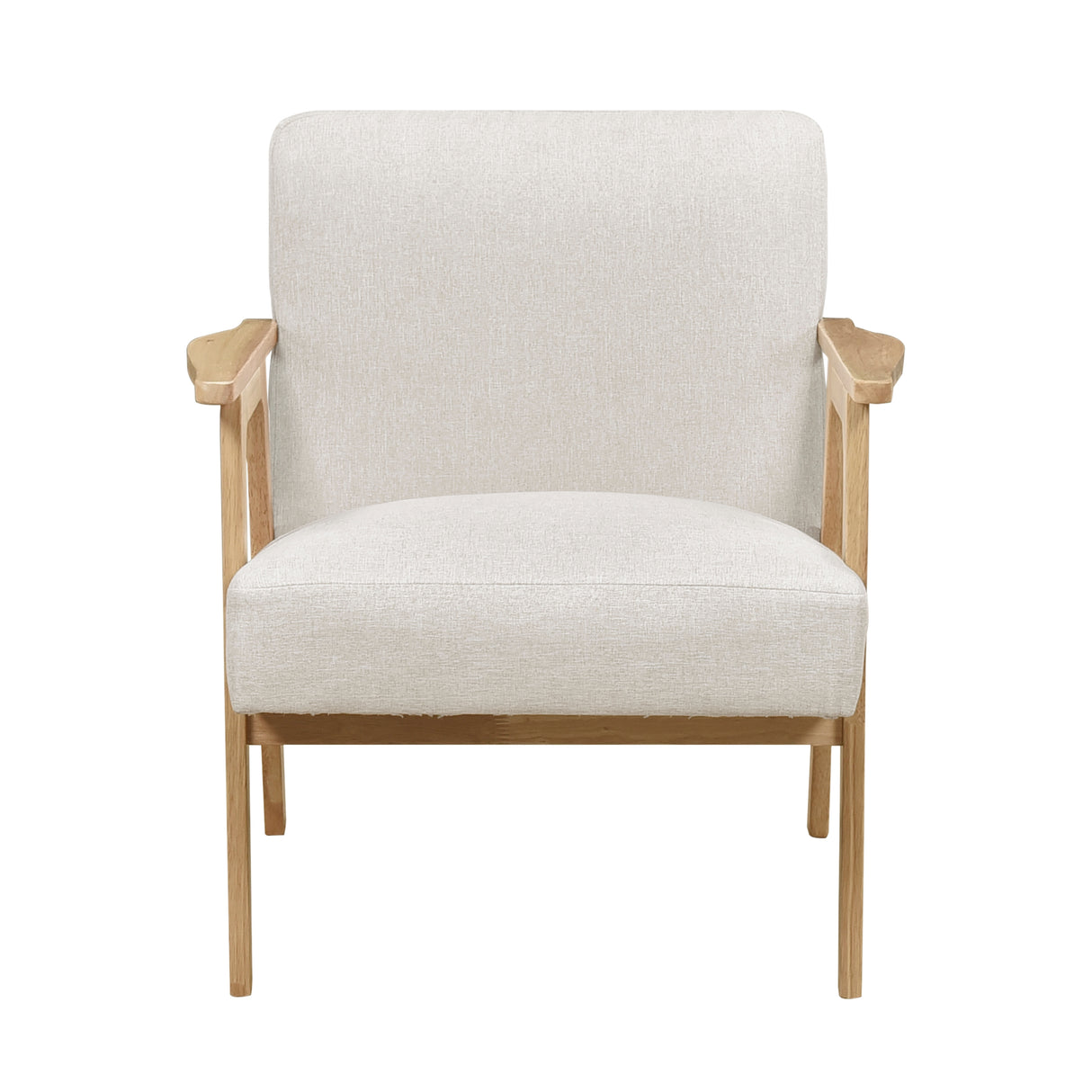 Omara Natural Beige Accent Chair from Homelegance - Luna Furniture
