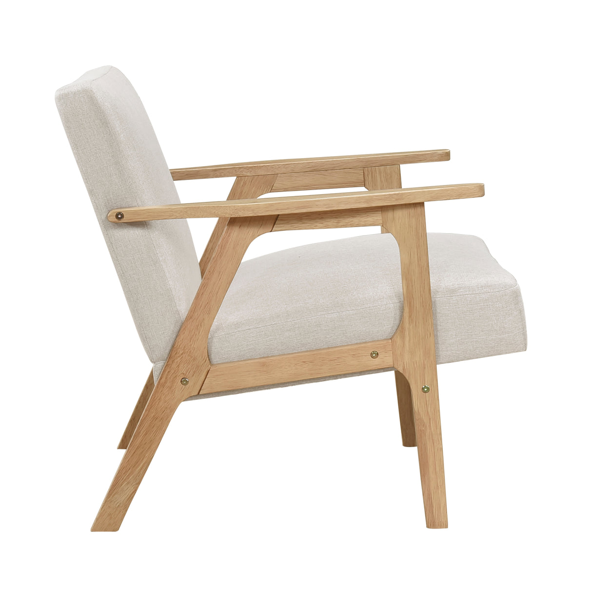 Omara Natural Beige Accent Chair from Homelegance - Luna Furniture