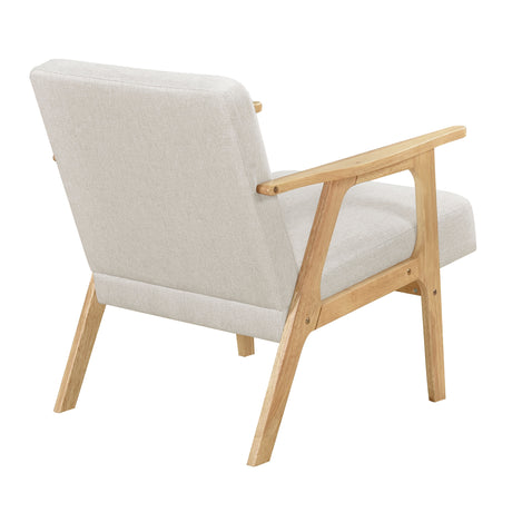 Omara Natural Beige Accent Chair from Homelegance - Luna Furniture