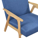Omara Natural Blue Accent Chair from Homelegance - Luna Furniture