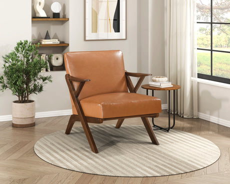 Gideon Brown Accent Chair from Homelegance - Luna Furniture