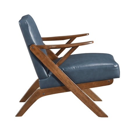 Gideon Blue Accent Chair from Homelegance - Luna Furniture