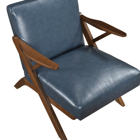 Gideon Blue Accent Chair from Homelegance - Luna Furniture