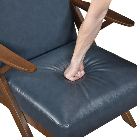 Gideon Blue Accent Chair from Homelegance - Luna Furniture