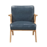 Gideon Natural Blue Accent Chair from Homelegance - Luna Furniture