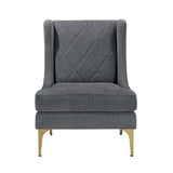 Savoy Dark Gray Accent Chair from Homelegance - Luna Furniture