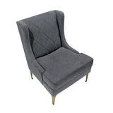 Savoy Dark Gray Accent Chair from Homelegance - Luna Furniture