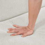 Belfort Beige Loveseat from Homelegance - Luna Furniture