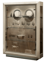 Elite 2 Door China Betulla Sabbia from ESF Furniture - Luna Furniture