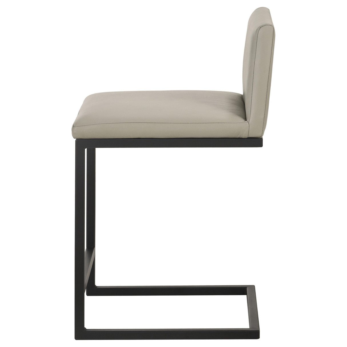 Vardon Tan Genuine Leather Counter Height Chair, Set of 2 from Coaster - Luna Furniture