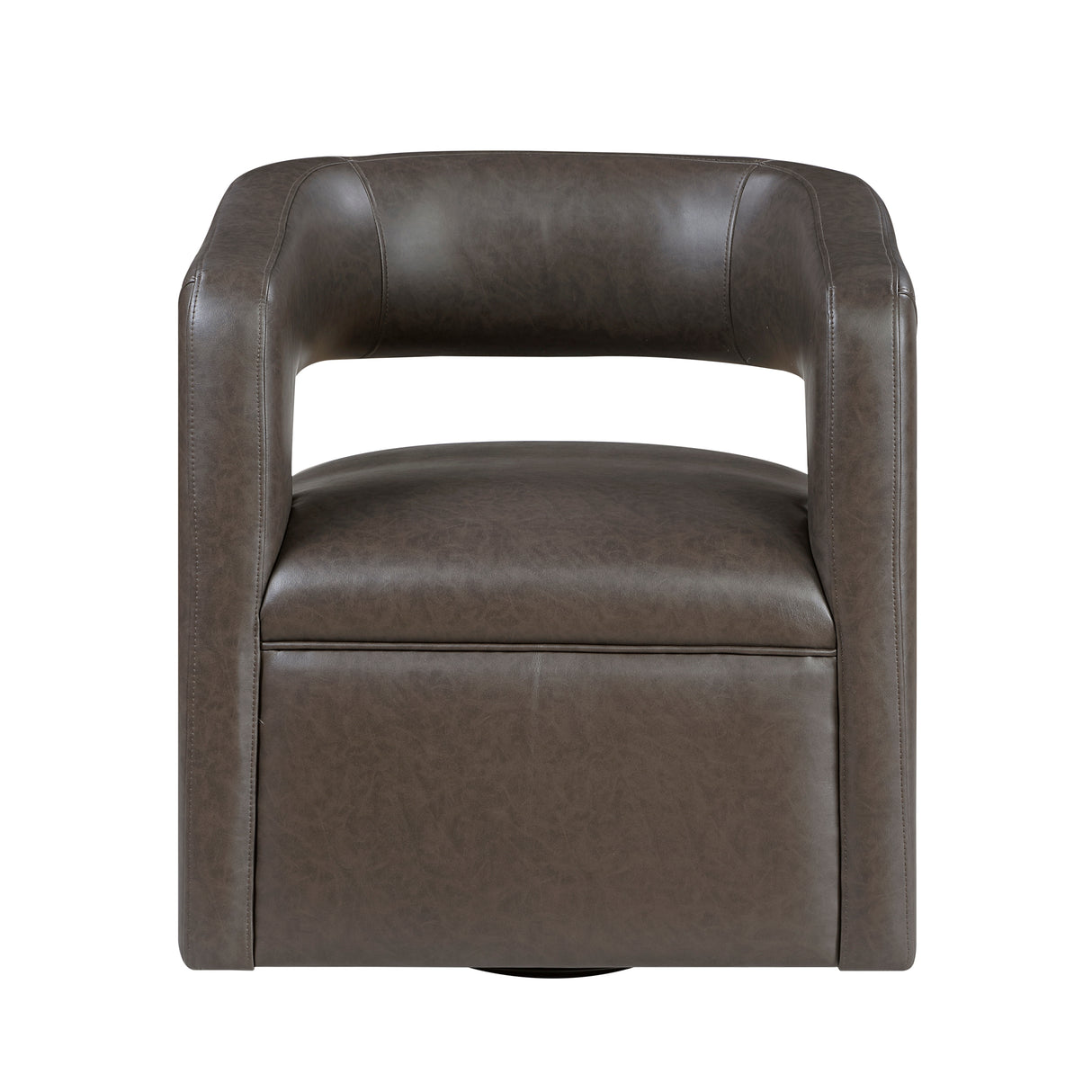 Sawyer Coffee Swivel Accent Chair from Homelegance - Luna Furniture