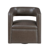Sawyer Coffee Swivel Accent Chair from Homelegance - Luna Furniture