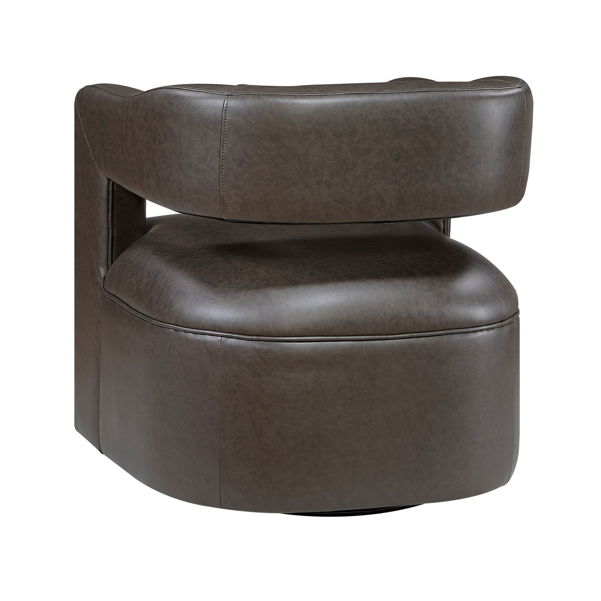 Sawyer Coffee Swivel Accent Chair from Homelegance - Luna Furniture