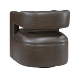 Sawyer Coffee Swivel Accent Chair from Homelegance - Luna Furniture
