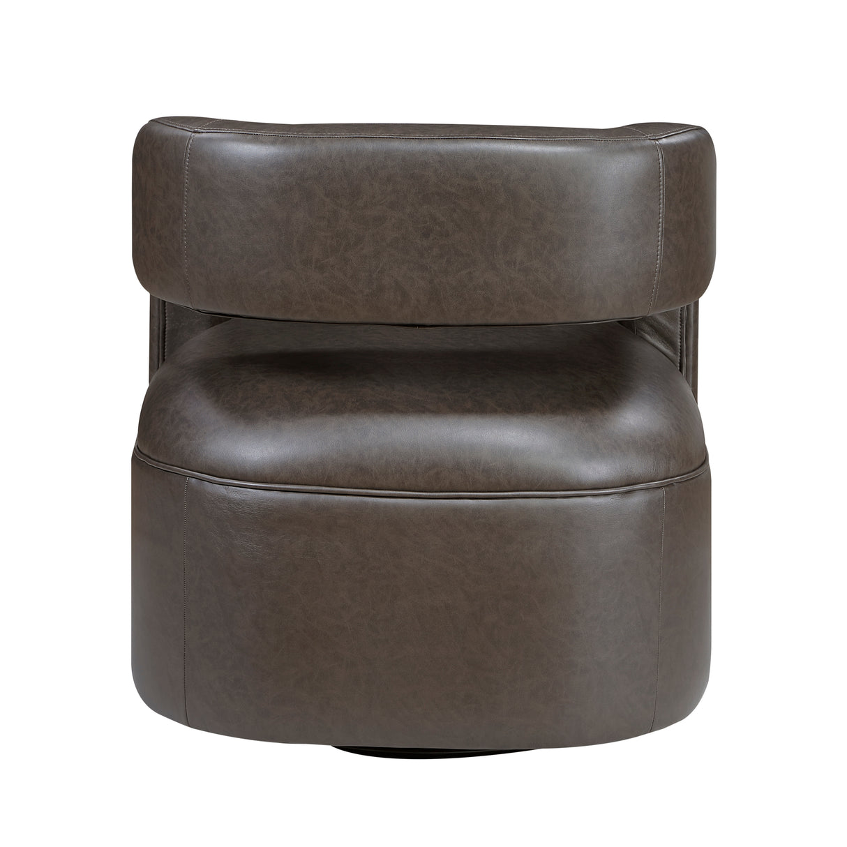 Sawyer Coffee Swivel Accent Chair from Homelegance - Luna Furniture