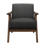 Damala Dark Gray Accent Chair from Homelegance - Luna Furniture