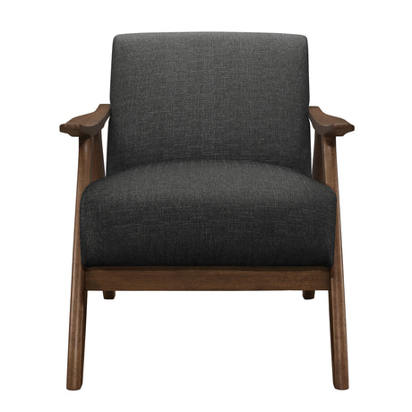 Damala Dark Gray Accent Chair from Homelegance - Luna Furniture