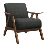 Damala Dark Gray Accent Chair from Homelegance - Luna Furniture