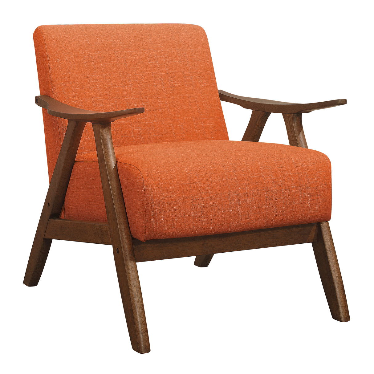 Damala Orange Accent Chair from Homelegance - Luna Furniture