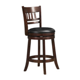 1140E-24S Black Swivel Counter Height Chair from Homelegance - Luna Furniture