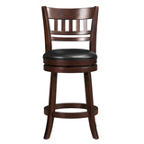 1140E-24S Black Swivel Counter Height Chair from Homelegance - Luna Furniture