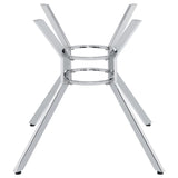 Steele Chrome Spoke Metal Dining Table Base from Coaster - Luna Furniture