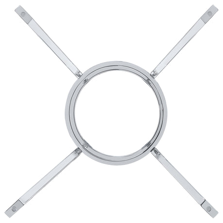 Steele Chrome Spoke Metal Dining Table Base from Coaster - Luna Furniture