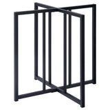 Pace Matte Black Geometric Metal Dining Table Base from Coaster - Luna Furniture