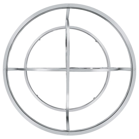 Levy Chrome Loop Metal Dining Table Base from Coaster - Luna Furniture